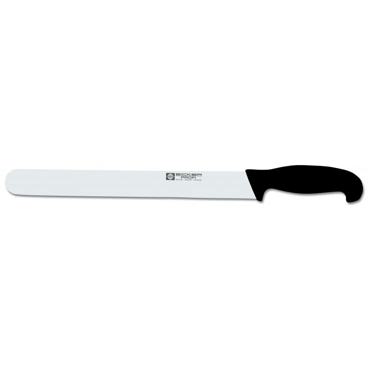 26.520.18 Нож для нарезки ветчины (широкий) Eicker, ручка черная, POM/нейлон